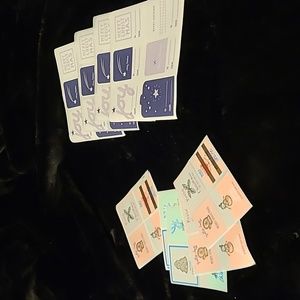 100 ct Combo🎄 40 Stickers each Lux Stickers with Gold Foiling & 60 Name